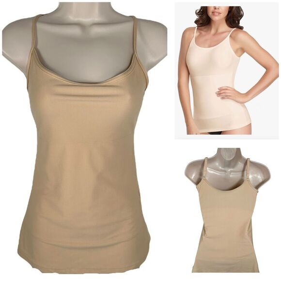 Yummie by Heather Thomson Nude Tan Eva Cami Shapewear Tank Top - Picture 1 of 7